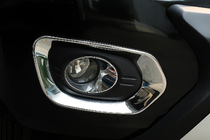 GreatWall Haval H6 2011- Caches chromes de phares antibrouillard Libao 2012+ (2 pcs, plastique) photo 2