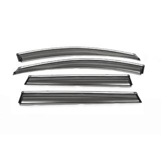 Déflecteurs de Vitres avec Moulure Chromée 2012-2016 (4 pcs, Libao) photo 1