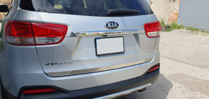 Kia Sorento III UM 2014-2020 Baguette de coffre au-dessus de la plaque Libao V2 (inox) photo 1
