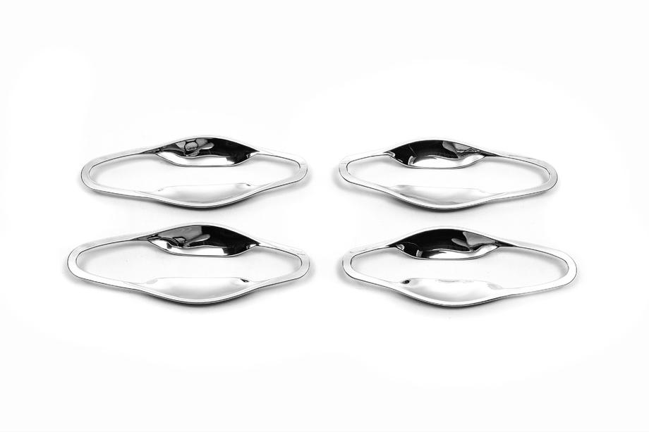 Hyundai IX-35 2010-2015 Entourages de poignées chromés (4 pcs, ABS) Image