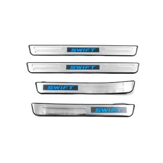 Seuils de porte Libao LED (4 pcs, inox) Suzuki Swift 2010-2017 photo 1