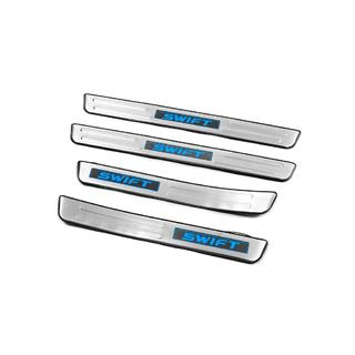 Seuils de porte Libao LED (4 pcs, inox) Suzuki Swift 2010-2017 photo 2