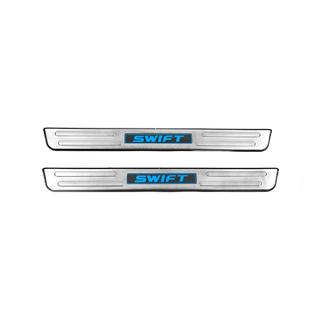 Seuils de porte Libao LED (2 pcs, inox) Suzuki Swift 2010-2017 photo 1