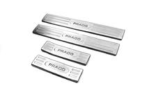 Toyota Land Cruiser Prado 150 2009-2023 Seuils de porte intérieurs V1 (4 pcs, inox) photo 2