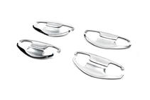 Hyundai Santa Fe 3 2012-2018 Coupelles chromées sous poignées (4 pcs, ABS) photo 2