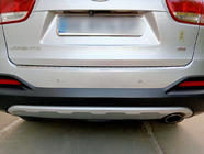 Kia Sorento III UM 2014-2020 Protection de pare-chocs arrière inox photo 4