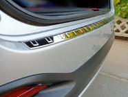 Kia Sorento III UM 2014-2020 Protection de pare-chocs arrière inox photo 2