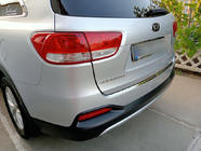 Kia Sorento III UM 2014-2020 Protection de pare-chocs arrière inox photo 6