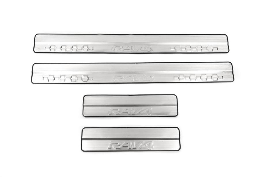 Toyota Rav 4 2013-2018 Seuils de porte Libao (4 pcs, inox) Image