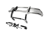Toyota Land Cruiser 100 1998-2007 Pare-buffle avec protection WINBO (inox) photo 3