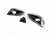 Hyundai IX-35 2010-2015 Insertions de Phares Antibrouillard (2 pcs, avec LED) photo 2