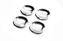 Skoda Octavia II A5 2010-2013 Coupelles chromées de poignées Libao (4 pcs, plastique) photo 2