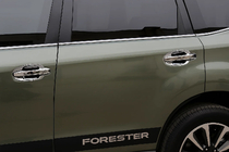Subaru Forester 2013-2018 Coupelles chromées de poignées Libao (4 pcs, plastique) photo 1