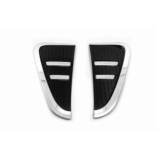 Couvre-ouïes chromés avec noir (2 pcs) BMW X5 F15 2013-2018 photo 1