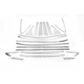 Kit complet d'encadrements de vitres et montants LIBAO (20 pcs, inox) Hyundai IX-35 2010-2015 photo 2