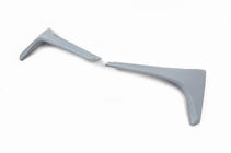 Honda HR-V 2014-2021 Aileron Libao (2 pièces, apprêté pour peinture) photo 3