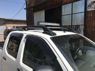 Toyota Hilux 2006-2015 Barres de toit avec barres transversales (2 pcs, noires) photo 2
