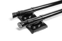 Toyota Hilux 2006-2015 Barres de toit avec barres transversales (2 pcs, noires) photo 7