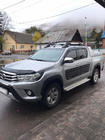 Toyota Hilux 2015- Barres de toit avec barres transversales (2 pcs, Chrome) photo 1