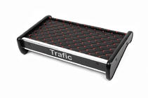 Renault Trafic 2001–2015 Tablette de tableau de bord (2001-2010, Noir avec surpiqûre rouge) photo 3