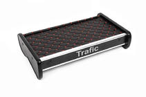Renault Trafic 2001–2015 Tablette de tableau de bord (2001-2010, Noir avec surpiqûre rouge) photo 1