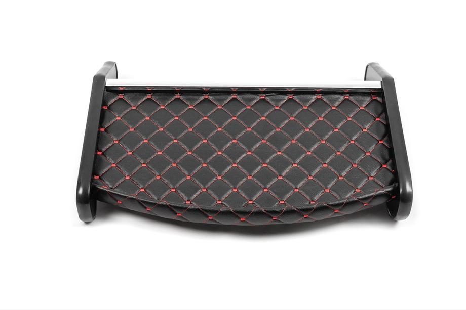 Opel Vivaro 2001–2015 Tablette de tableau de bord (2001-2010, Noir avec surpiqûre rouge) Photo 4