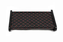 Nissan Primastar 2002-2014 Tablette de tableau de bord (2001-2010, Noir avec surpiqûre rouge) photo 4