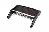 Nissan Primastar 2002-2014 Tablette de tableau de bord (2010-2014, Noir avec surpiqûre rouge) photo 1