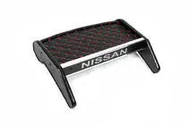 Nissan Primastar 2002-2014 Tablette de tableau de bord (2010-2014, Noir avec surpiqûre rouge) photo 3