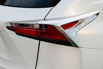 Lexus NX 2014-2021 Couvre-feux Arrière Chromés (2 pcs, ABS) photo 1