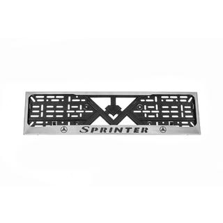 Cadre de Plaque Chromé (1 pc, Acier Inoxydable) Mercedes Sprinter W906 2006–2018