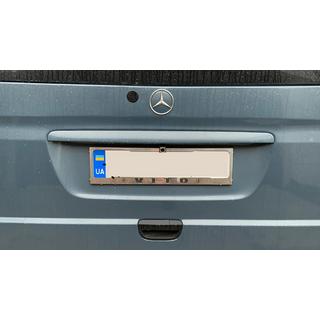 Cadre de Plaque Chromé (1 pc, Acier Inoxydable) Mercedes Vito W639 2004-2014 photo 2