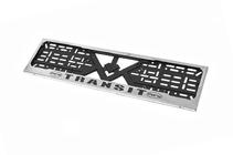 Ford Transit 2000–2014 Cadre de Plaque Chromé (1 pc, Acier Inoxydable) photo 2