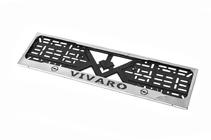 Opel Vivaro 2019- Cadre de Plaque Chromé (1 pc, Acier Inoxydable) photo 2