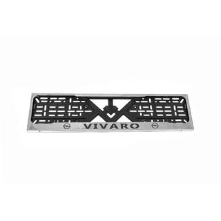 Cadre de Plaque Chromé (1 pc, Acier Inoxydable) photo 1