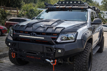 Volkswagen Amarok 2010-2022 Kit de caches de capot DRAGON (3 pcs) photo 1