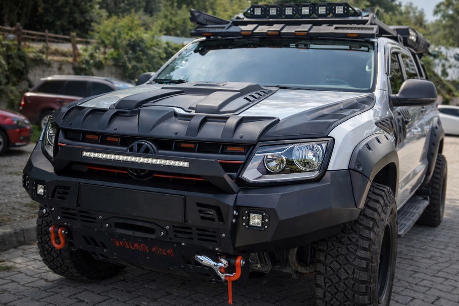 Volkswagen Amarok 2010-2022 Kit de caches de capot DRAGON (3 pcs) Image