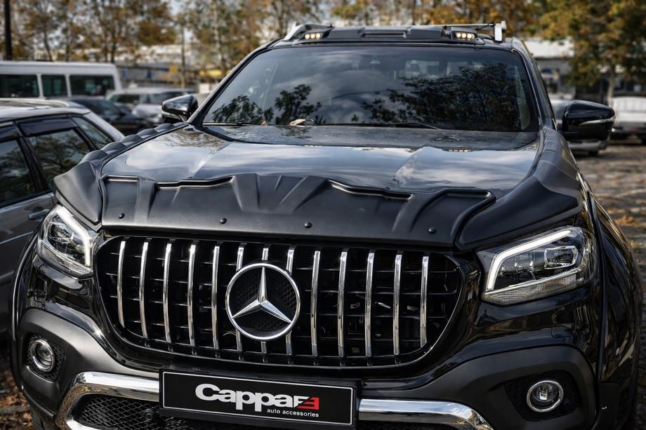 Mercedes X class 2017-2020 Kit de caches de capot DRAGON (3 pcs) Image