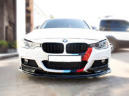 BMW 3 Series F30/F31 2012-2019 Lame de spoiler avant EuroCap (noire, pour M-Performance) photo 1