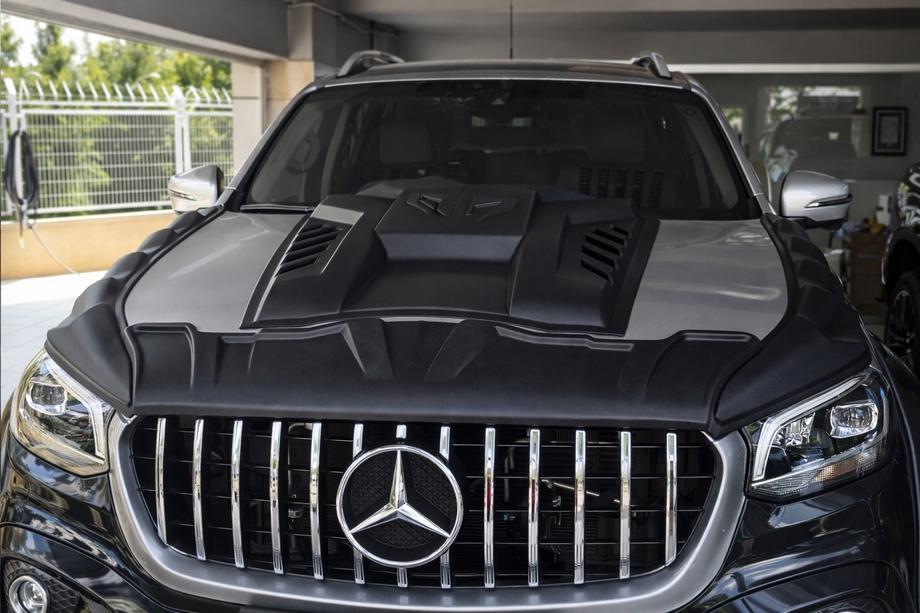 Mercedes X class 2017-2020 Cache de capot (ABS) Image