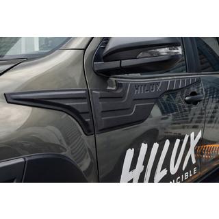 Moulures superieures de porte (4 pcs, ABS) Toyota Hilux 2015- photo 2