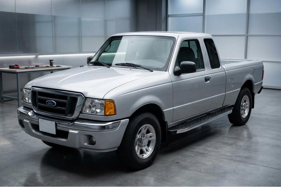 Ford Ranger 2002-2006 Marchepieds Latéraux BlackLine (2 pcs, Aluminium) Image
