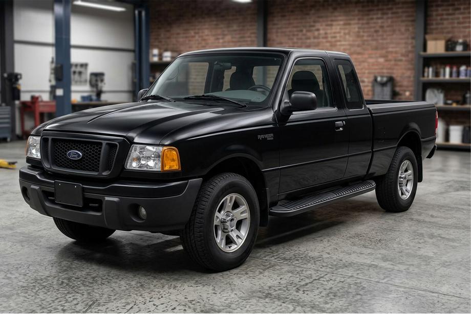 Ford Ranger 2002-2006 Marchepieds Latéraux Tayga Black (2 pcs, Aluminium) Image