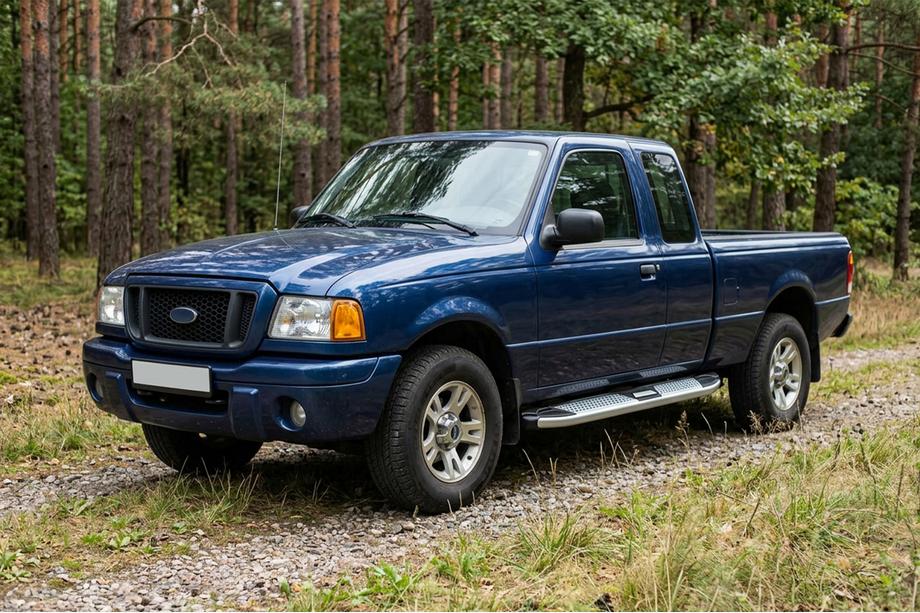 Ford Ranger 2002-2006 Marchepieds Latéraux Mevsim Grey (2 pcs, Aluminium) Photo 1