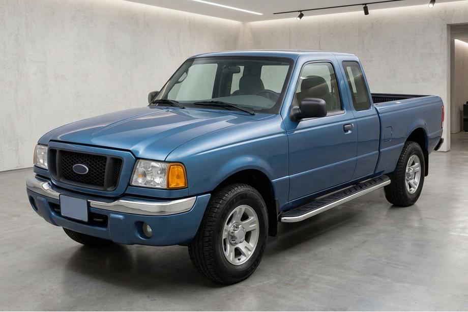 Ford Ranger 2002-2006 Marchepieds Latéraux Maydos V1 (2 pcs, Aluminium & Inox) Image