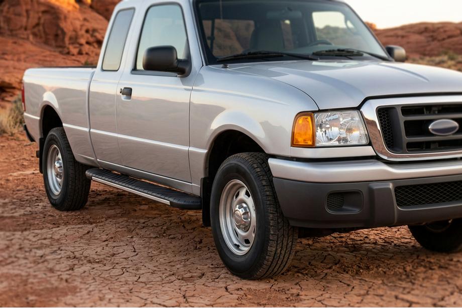 Ford Ranger 2002-2006 Marchepieds latéraux Bosphorus Grey (2 pcs, aluminium) Image