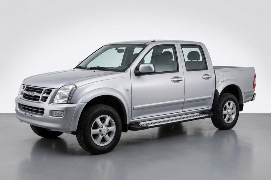 Isuzu D-Max 2002-2011 Marchepieds Latéraux Line (2007-2012, 2 pcs, Aluminium) Image