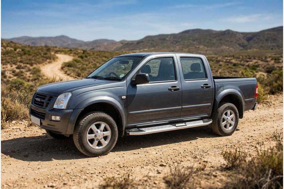 Isuzu D-Max 2002-2011 Marchepieds Latéraux Mevsim Grey (2007-2012, 2 pcs, Aluminium) Image