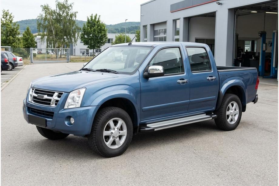 Isuzu D-Max 2002-2011 Marchepieds Latéraux Rainbow (2007-2012, 2 pcs, Aluminium) Image