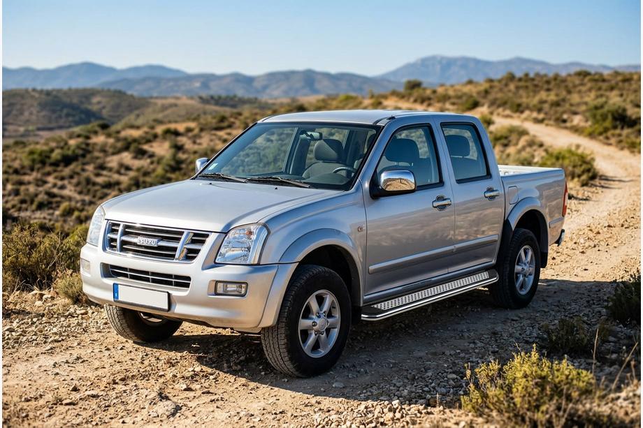 Isuzu D-Max 2002-2011 Marchepieds Latéraux Maydos V2 (2007-2012, 2 pcs, Aluminium) Image
